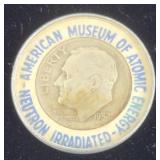 AMAE Neutron Irradiated 1952 Roosevelt Dime