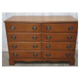 Mid-Century Lea Line Leads 8 Drawer Dresser