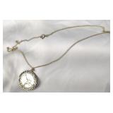 Sterling Mermaid & Dolphin Pendant Necklace