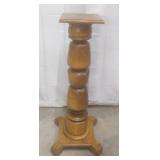Oak Display Pedestal / Plant Stand