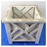 White Planter Pot Holder