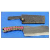 H-C Cleaver Knife w/Sheath, New