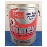 Vintage Primex Lard Tin