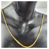 Vintage Monet Gold Tone Necklace