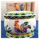 Rooster Ceramic Cookie Jar
