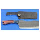 H-C Cleaver Knife w/Sheath, New