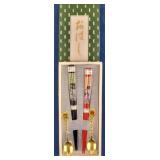 Japan Chop Sticks & Collector Spoons - New