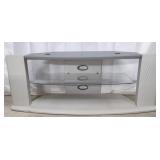Wide TV Stand with Glass Shelf