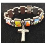 Jesus Christ Hematite Bracelet
