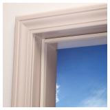 Beige Steel Door Weatherstrip Set, NEW