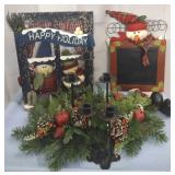 Snowman Decor, Candle Centerpiece (3)