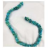 Turquoise String of Nugget  Beads (1)
