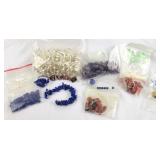 Assorted Nugget Beads & Bead Rings Pkg