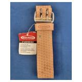 McGuire-Nicholas 2" Leather Belt, NEW