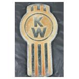 Vintage Kenworth Metal Hood Emblem