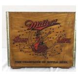 Miller High Life Wooden Crate