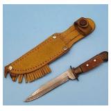 Small Belt Knife w/Leather Sheath