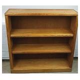 Solid Honey Oak Book Shelf