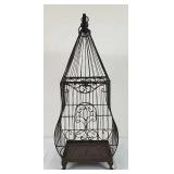 Decorative Wire Bird Cage 29"H