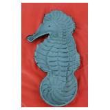 10" Cast Iron Seahorse Bowl