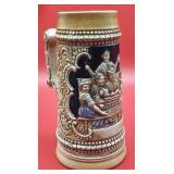 Ceramarte Beer Stein w/Tavern Scene