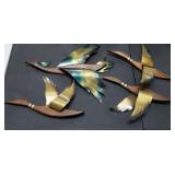 Masketeers Inc. Wood & Brass Duck Wall Art