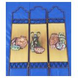 Southwest Style Tabletop Folding Metal Screen