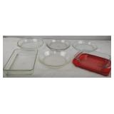 Pyrex Pie Plates & Cake Pans (6pcs)