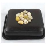 Vintage Wood Vanity Box & Tray