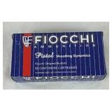 Fiocchi 9mm FMJ 115gr Ammo, 50 Rounds