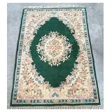 Kashmir Knotted Fringe Accent Rug 5