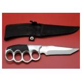 BUDK Knife w/Knuckle Duster Handle