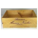 Wood Wine Crate