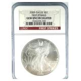 2006 American Silver Eagle GEM UNC