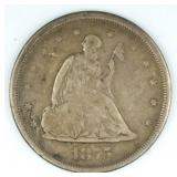 1875-S Seated Liberty 20-Cent Piece VF20