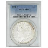 1880-S Morgan Dollar MS63
