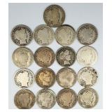1898-1916 Mixed Barber Dimes