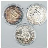 Historic Colorado Mining Silver Rounds