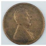 1909-S Lincoln Wheat Cent - Key Date XF40