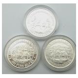 Historic Colorado Mining Silver Rounds