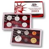 2003 US Mint 10 Coin Silver Proof Sets (2)