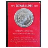 1972 QEII & Prince Phillip Silver Coin, 51.35g