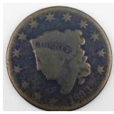 1833 Large Cent - Coronet Liberty Head G06