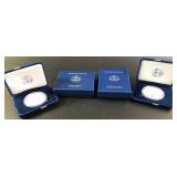 2005, 2010 American Silver Eagle (2 Coins) PROOF