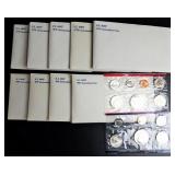 1978, 1981 US Mint Uncirculated 13 Coin Set (10)