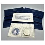 1971 (5), 1973 (1) 40% Eisenhower Dollar (6)