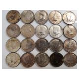 1964 Kennedy Half Dollars 90% Silver (20)