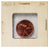 1955-S Lincoln Wheat Cent UNC