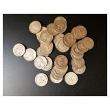 Mixed Washington Quarters, 90% Silver (40)