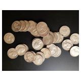 Mixed Washington Quarters, 90% Silver (40)